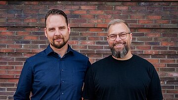 Konrad Gulla und Dan Nommensen